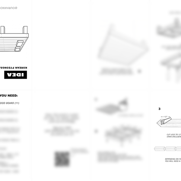 Korean Table Minizine